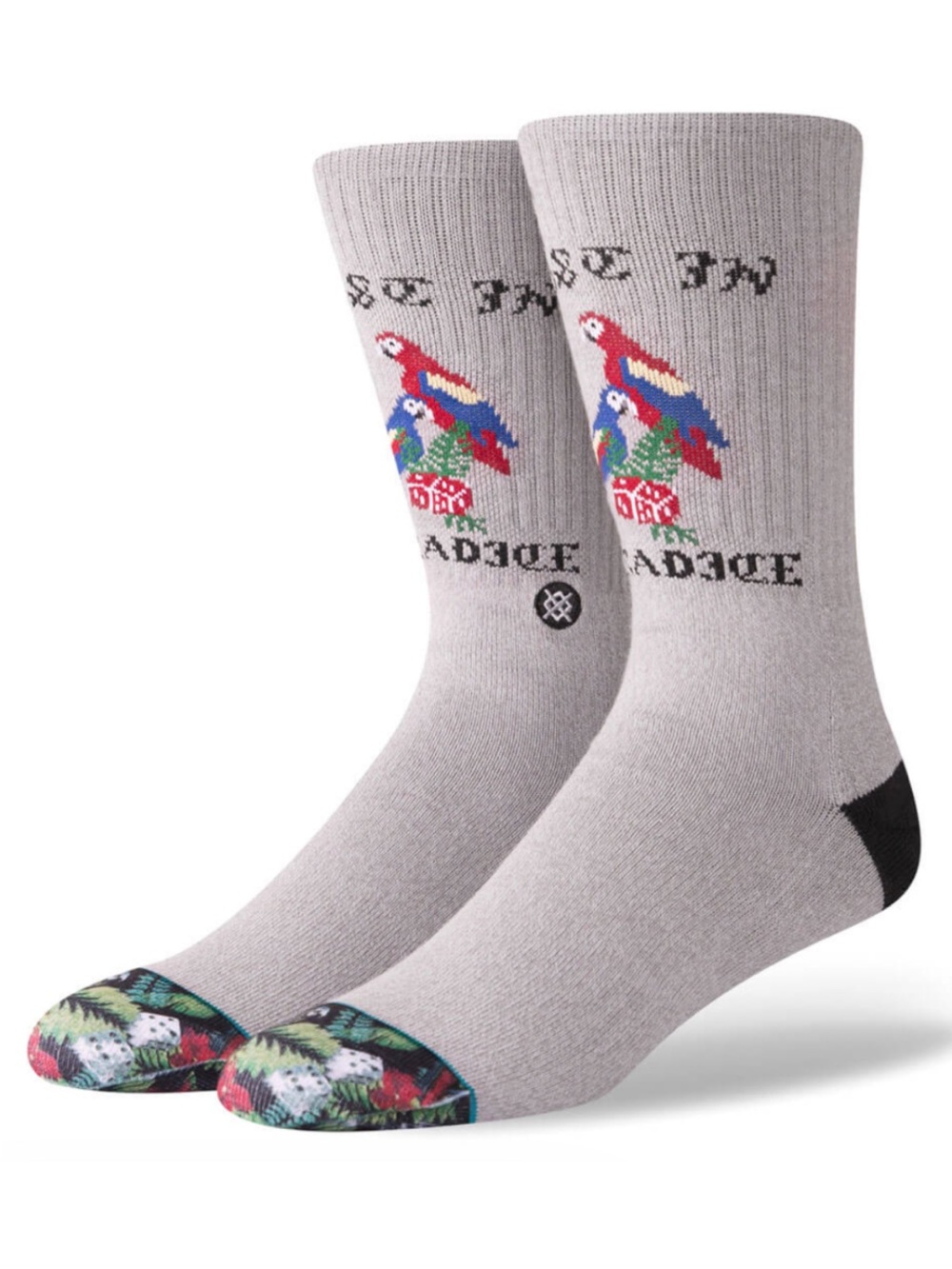 Stance PARADICE Crew Socks LARGE L NEW